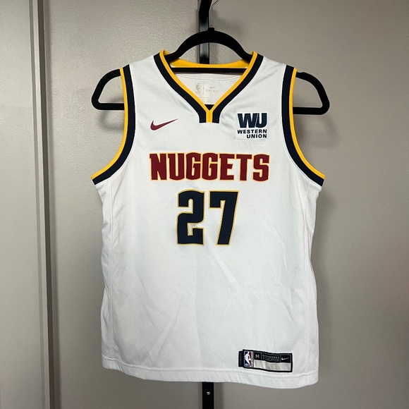 Nike NBA Jamal Murray Denver Nuggets #27 Jersey - White (Men’s Medium) - Picture 1 of 2